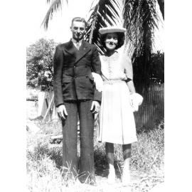 Jim and Lillian Armstrong in Cairns, ca 1942 