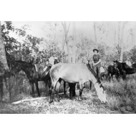 Alma Brabon out riding, n.d. 