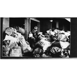 [P.M.G. mail bags], Townsville post office, 1925 