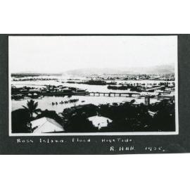 Ross Island flood, high tide, Townsville, 1925