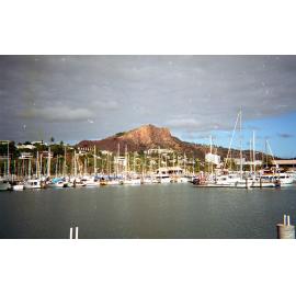 Marina with Castle Hill in the background, Townsville, 1991