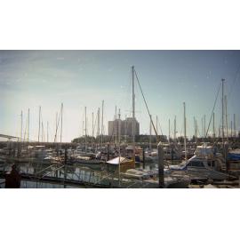The marina and the Sheraton Breakwater Casino, Townsville, 1991