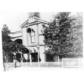 Town Hall, Flinders Street, 1895. 