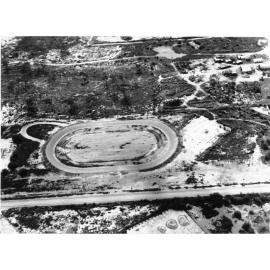 Rising Sun Amateur Wheelers, cycle track, Duckworth Street, Garbutt, Townsville, 1970. Aerial view. 