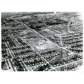Aerial view of Gill Park and the western suburbs, Townsville, 11 May 1969 