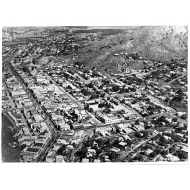 Aerial view of the Townsville city area, 1948