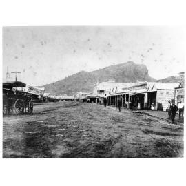 View of Flinders Street looking west from Wickham Street, c.1884 