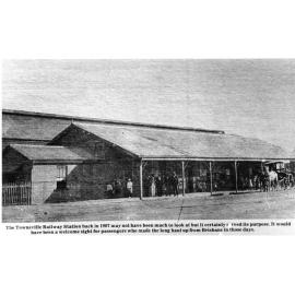 The old Townsville railway station, 1907 