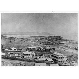 Townsville hospital and gaol, North Ward, c.1885 