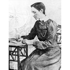 Florence Buchanan, Church of England Deaconess, largely responsible for th first Church of England school in Townsville.. 