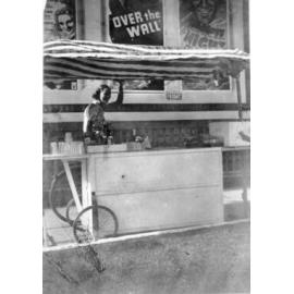 Lolly barrow by the lane of the Winter Garden Theatre, 1946 