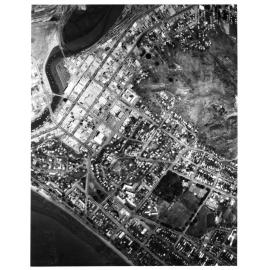 Aerial view of North Ward and Townsville city area, 1978 