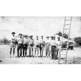 Group of Council employees, Aplin's Weir, Townsville, 1943