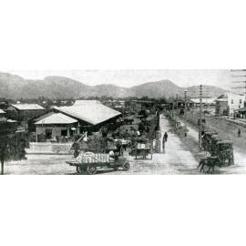Freight being loaded at the Railway goods shed, Townsville. 