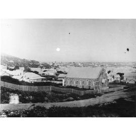 Wesleyan Church at the corner of Stokes and Wills Streets, Townsville, 1891
