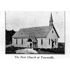The first Anglican Church, St. James at Townsville, ca.1880. 