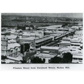 Flinders Street from Cleveland Street, (now Melton Terrace) Townsville, 1913