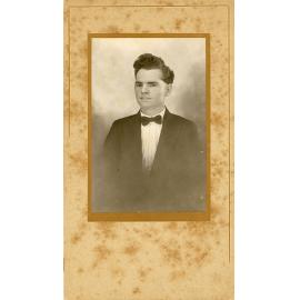 Family photograph from the Quelch Forno collection : Studio portrait of Tom Forno, [1929]