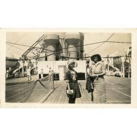 Family photograph from the Quelch Forno collection : onboard ship