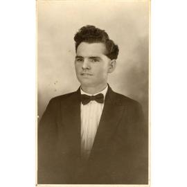 Family photograph from the Quelch Forno collection : Studio portrait of a young man
