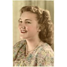 Beryl Forno studio portrait, ca 1954