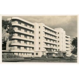 The newly constructed A block, Townsville General Hospital, Eyre Street, North Ward, Townsville, 1951