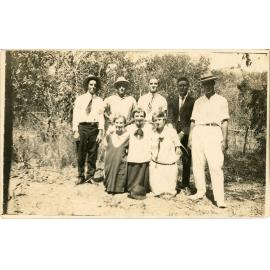 Family photograph from the Quelch Forno collection : Group of people on Magnetic Island