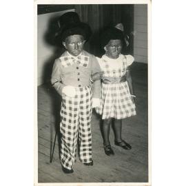 Family photograph from the Quelch Forno collection : Children in fancy dress