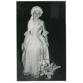 Family photograph from the Quelch Forno collection : Girl in fancy dress