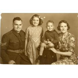 Forno family portrait Tom, Beryl, Ray and Alma