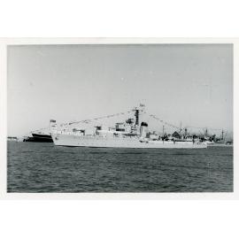 "ANZAC" ship in Townsville harbour