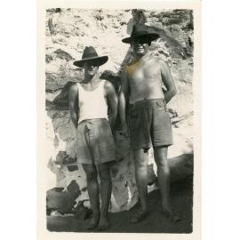 Family photograph from the Quelch Forno collection : Two men posing for a photograph