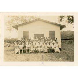 Family photograph from the Quelch Forno collection : Teacher's training camp, Nelly Bay 1956