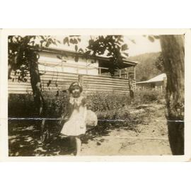 Family photograph from the Quelch Forno collection : Young girl posing for a photograph