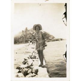 Family photograph from the Quelch Forno collection : Woman posing for photograph