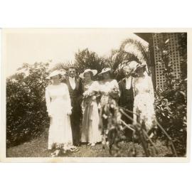 Family photograph from the Quelch Forno collection : Appears to be a wedding photograph