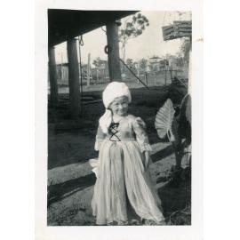 Family photograph from the Quelch Forno collection : Girl in fancy dress