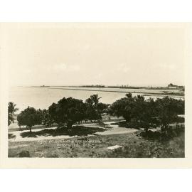View of the Strand and breakwater, Townsville, ca.1930