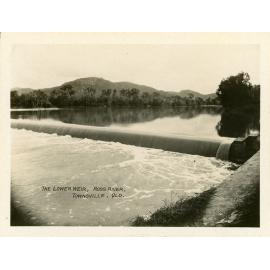The lower weir, Ross River, Townsville