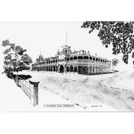 Sketch, The Queen's Hotel, Townsville