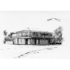 Sketch, Victoria Park Hotel, Townsville