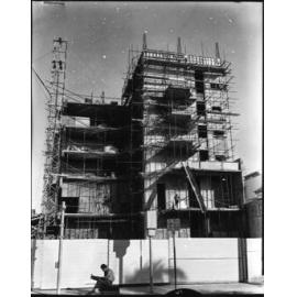 Construction of the new Lowths Hotel, corner of Flinders and Stanley Streets, Townsville City, Townsville, 17 October 1967