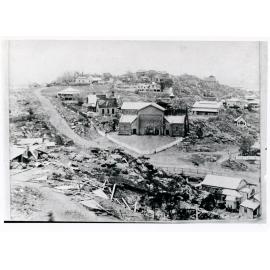 St. James Cathedral, Rectory and Chinese Church after Cyclone Leonta, Townsville, 1903