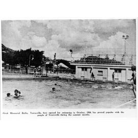 Tobruk Memorial Baths, the Strand, Townsville, opened October 1950