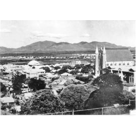 View across the city and the South Townsville railway yards to Mount Stuart, 1942