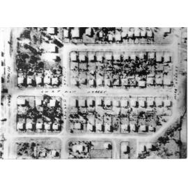 Aerial photograph of the United States Medical Corps 12th Station Hospital, Chapman Street, Mysterton, Townsville, 1942
