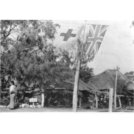 Entrance to the Australian 2/14th A.G.H. (Australian General Hospital), Pallarenda Beach, Townsville, 1944