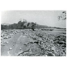 Cyclone damage, Heatley's Parade, Three Mile Creek, Townsville, 1940
