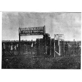 K-woven wire fencing and gates produced by Foster Brothers, Davidson Street, South Townsville, 1913