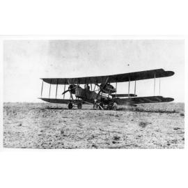 Ross and Keith Smith's Vickers Vimy aircraft. Forced landing at Anthony Lagoon, N.T